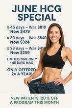 Load image into Gallery viewer, HCG RX -Human Chorionic Gonadotropin. w/ telehealth physicians consultation